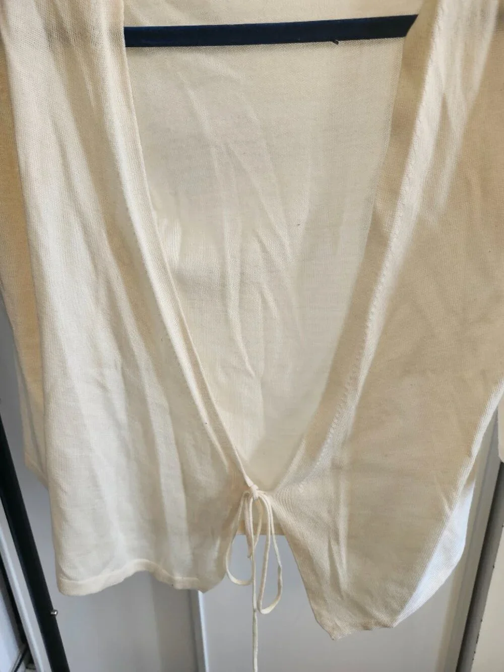 BANANA REPUBLIC CARDIGAN  CREAM SIZE S - Picture 3 of 5
